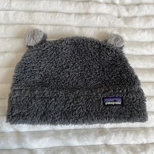 Patagonia Baby/Toddler Furry Friends plush Fleece Winter Hat/Beanie